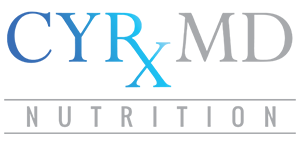Silver CYRxMD Nutrition Logo