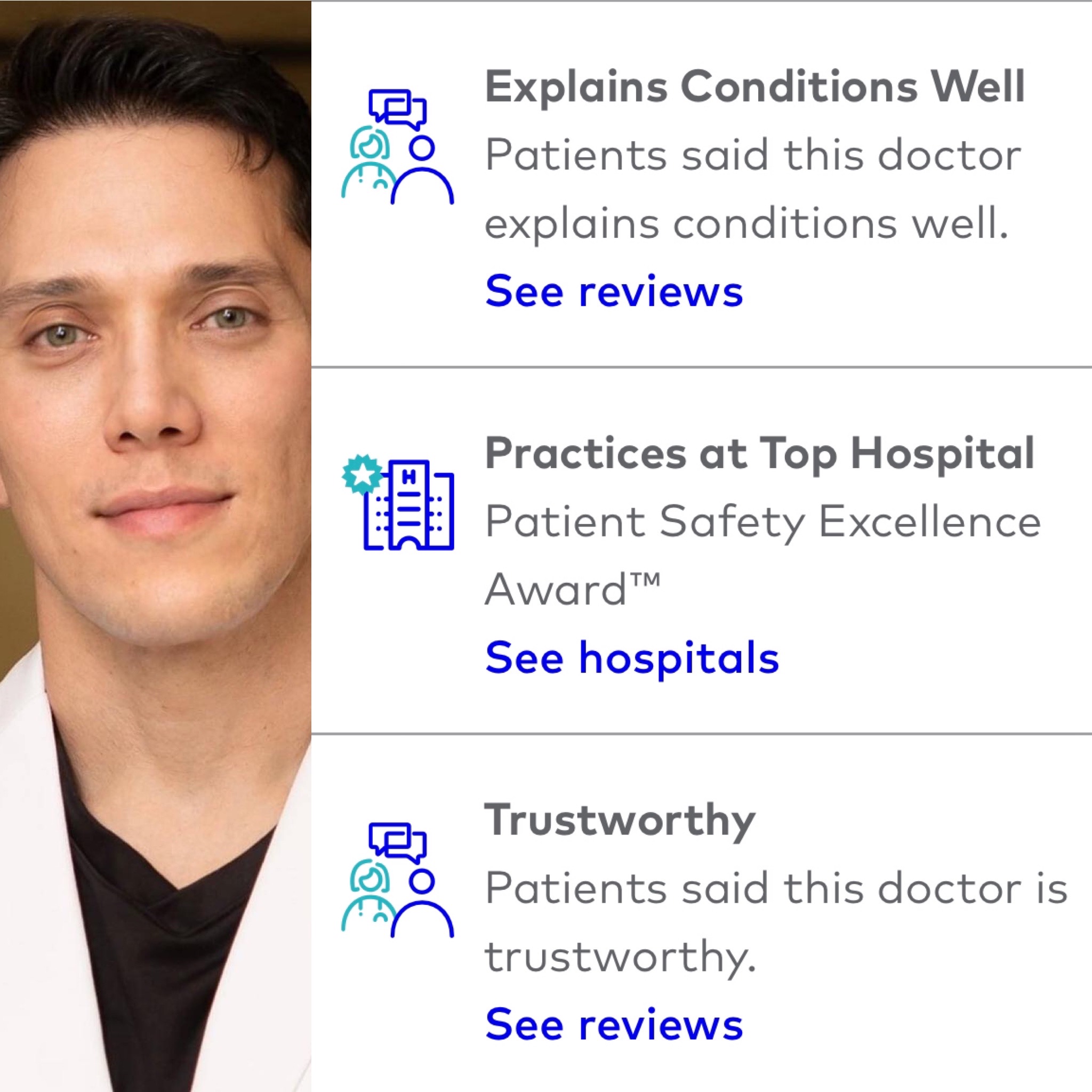 3 New Healthgrades Accolades